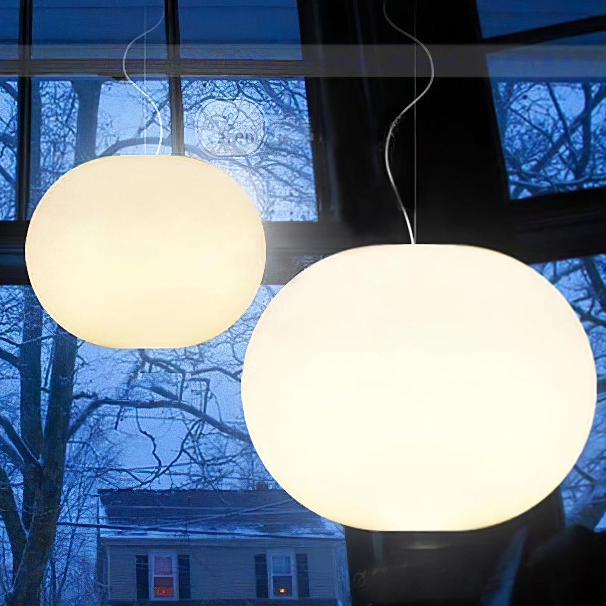 Gysta Moderne hanglamp van glas