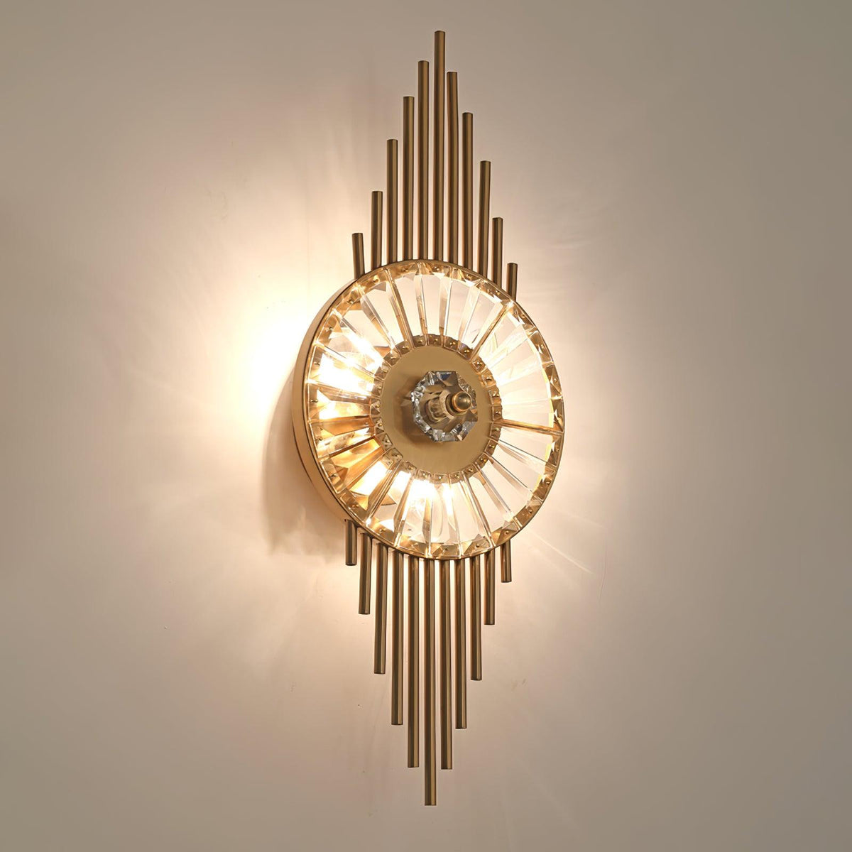 Cilirel Postmodern Luxe Goud Kristal wandlamp