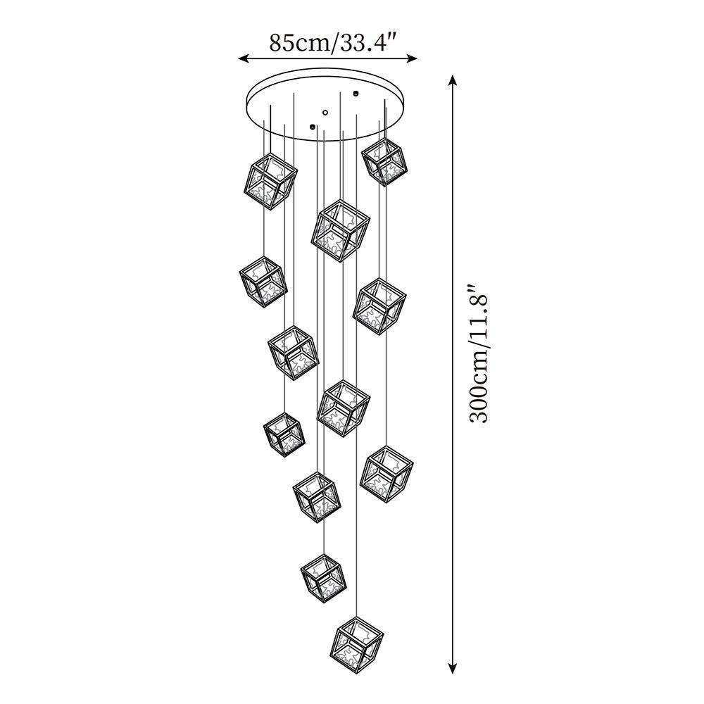 Lattice kroonluchter