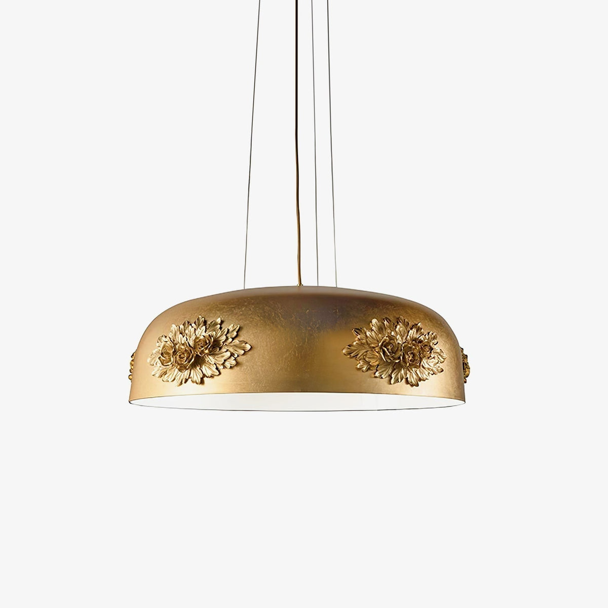 Zesolila Traditionele kunst hanglamp van goudkleurig metaal