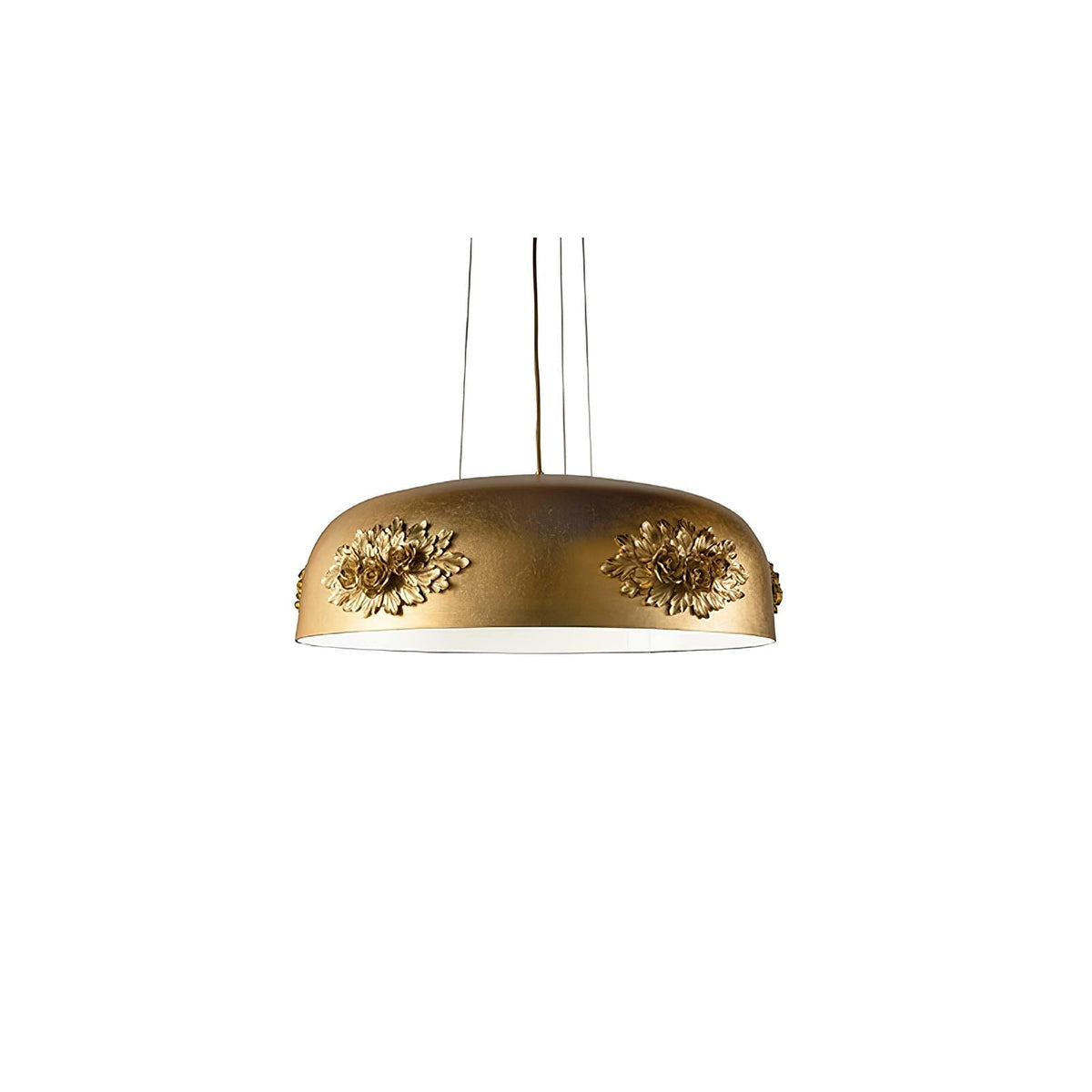 Zesolila Traditionele kunst hanglamp van goudkleurig metaal