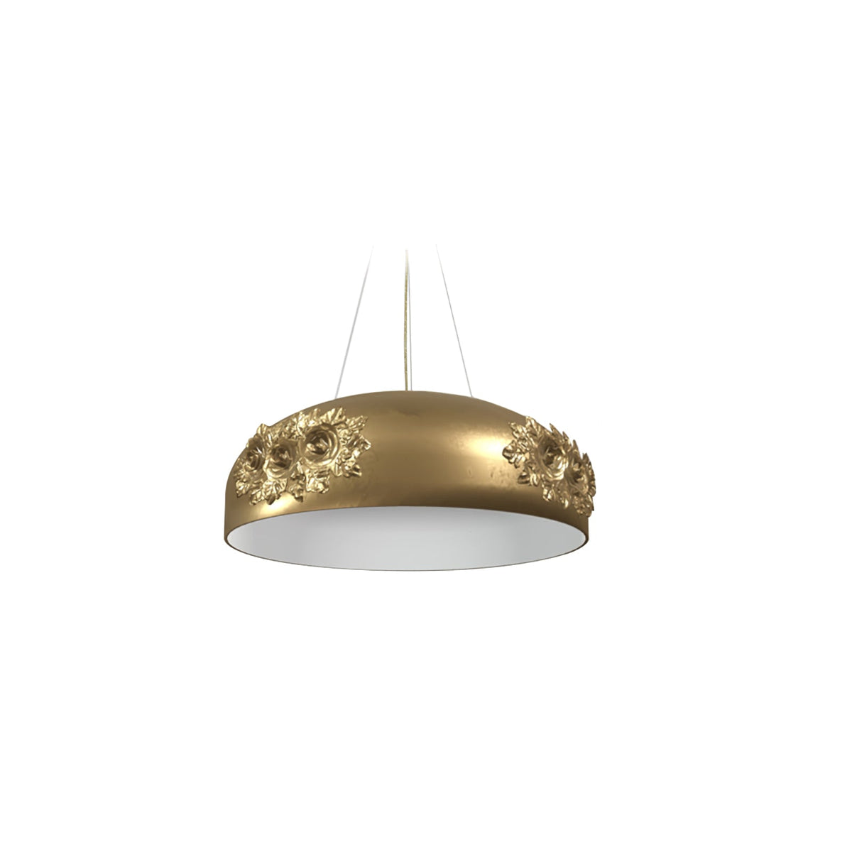 Zesolila Traditionele kunst hanglamp van goudkleurig metaal