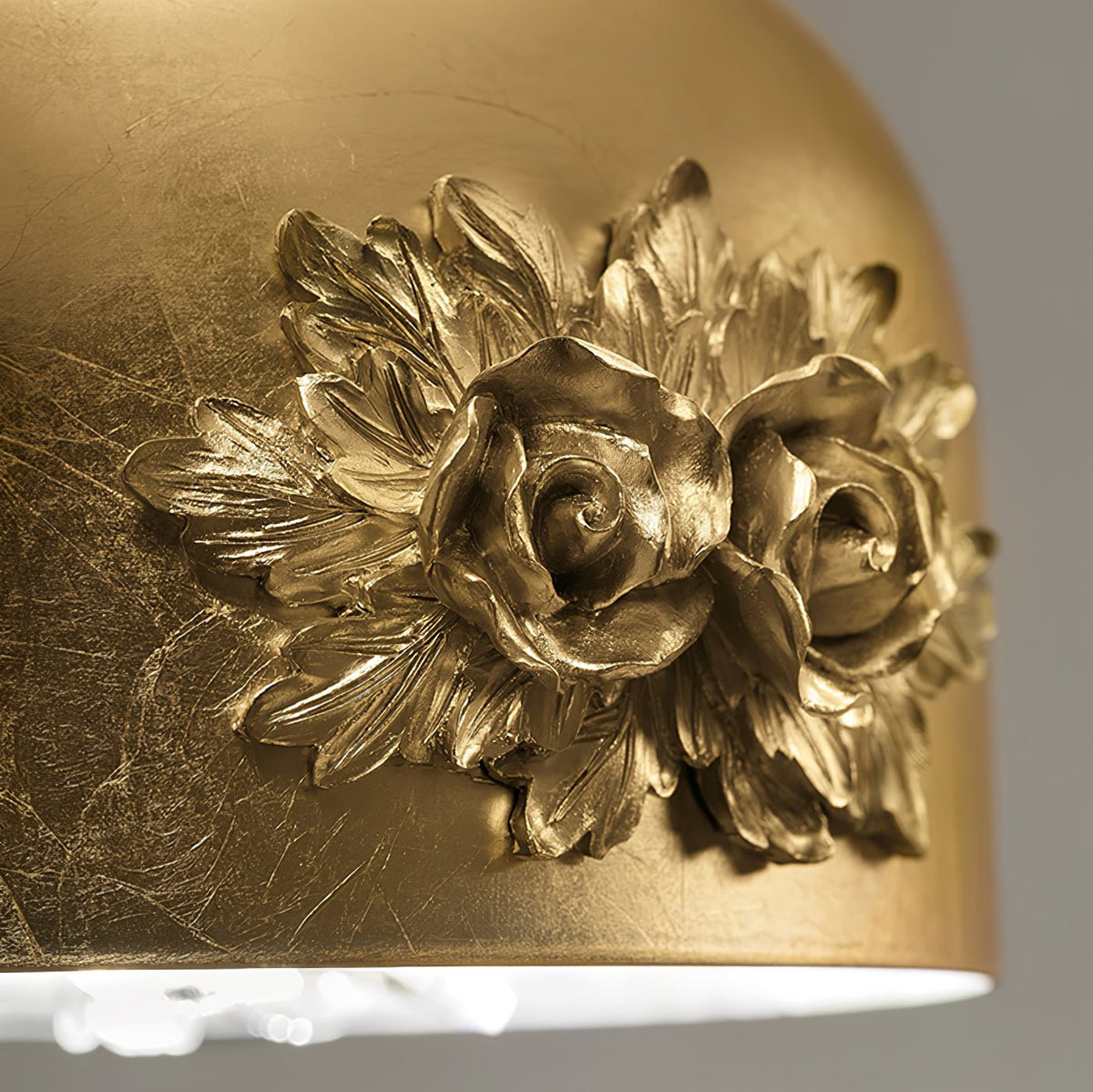Zesolila Traditionele kunst hanglamp van goudkleurig metaal
