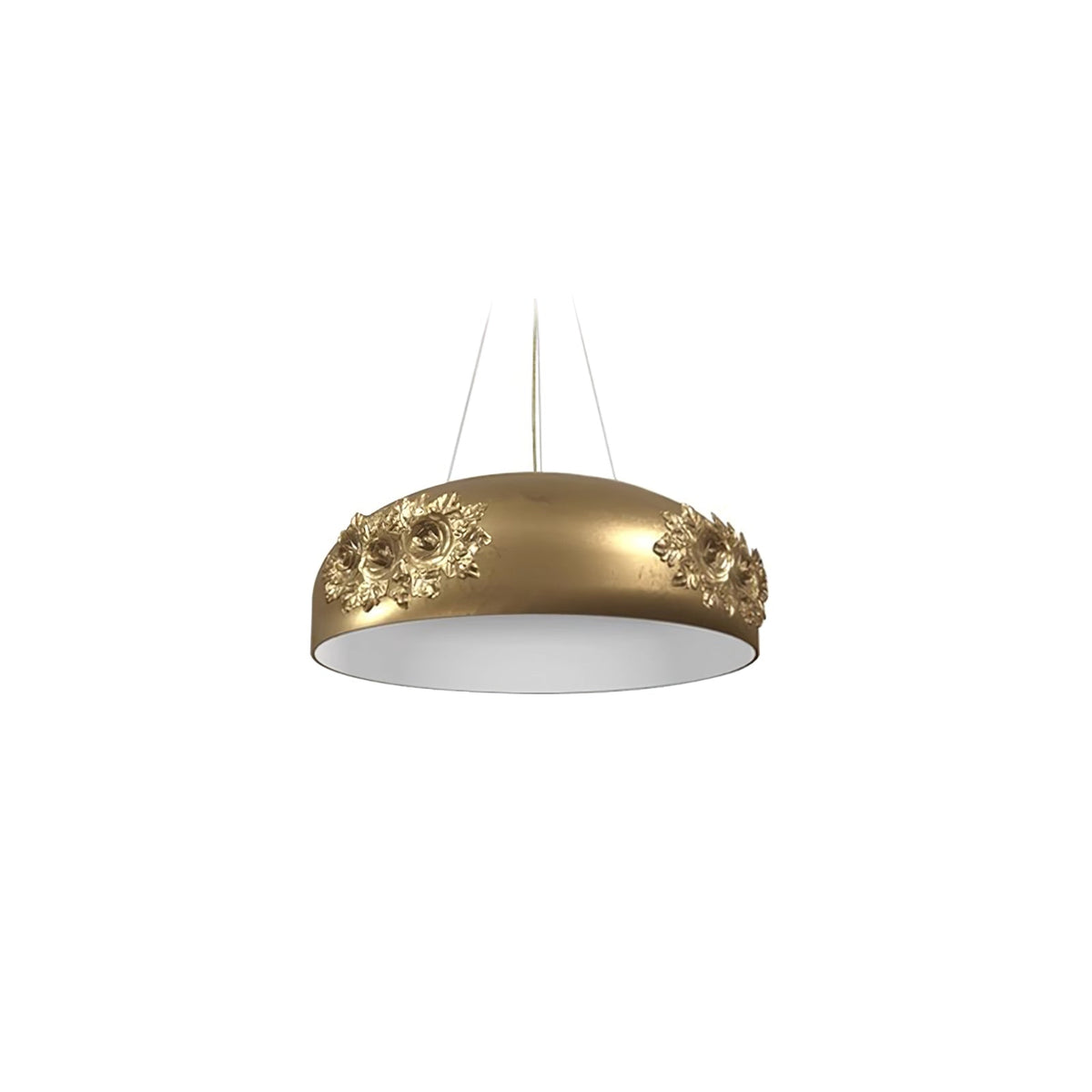 Zesolila Traditionele kunst hanglamp van goudkleurig metaal