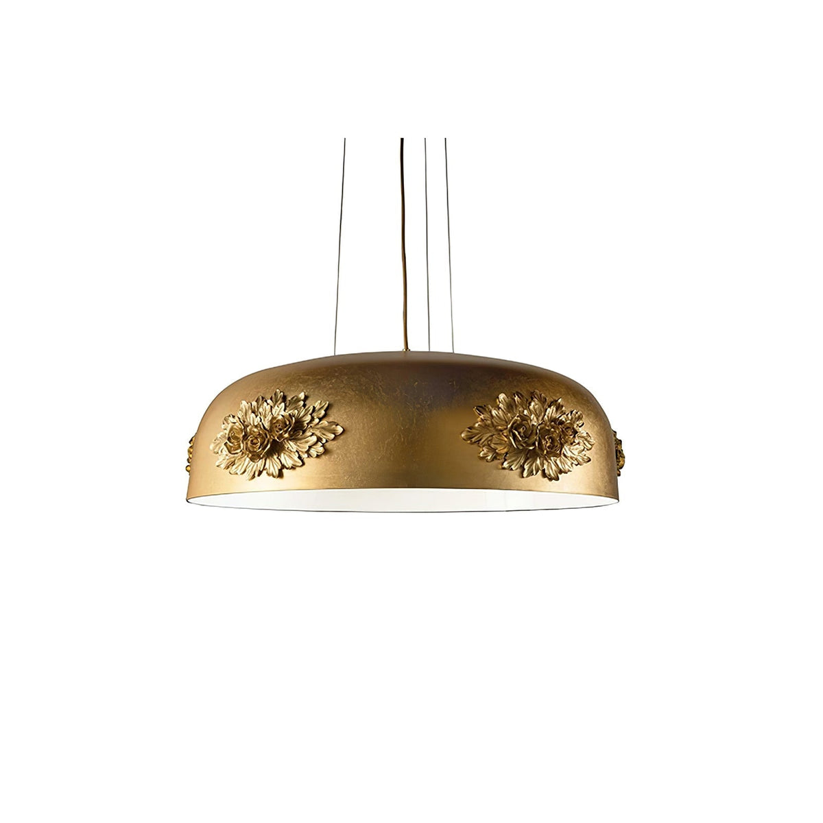 Zesolila Traditionele kunst hanglamp van goudkleurig metaal