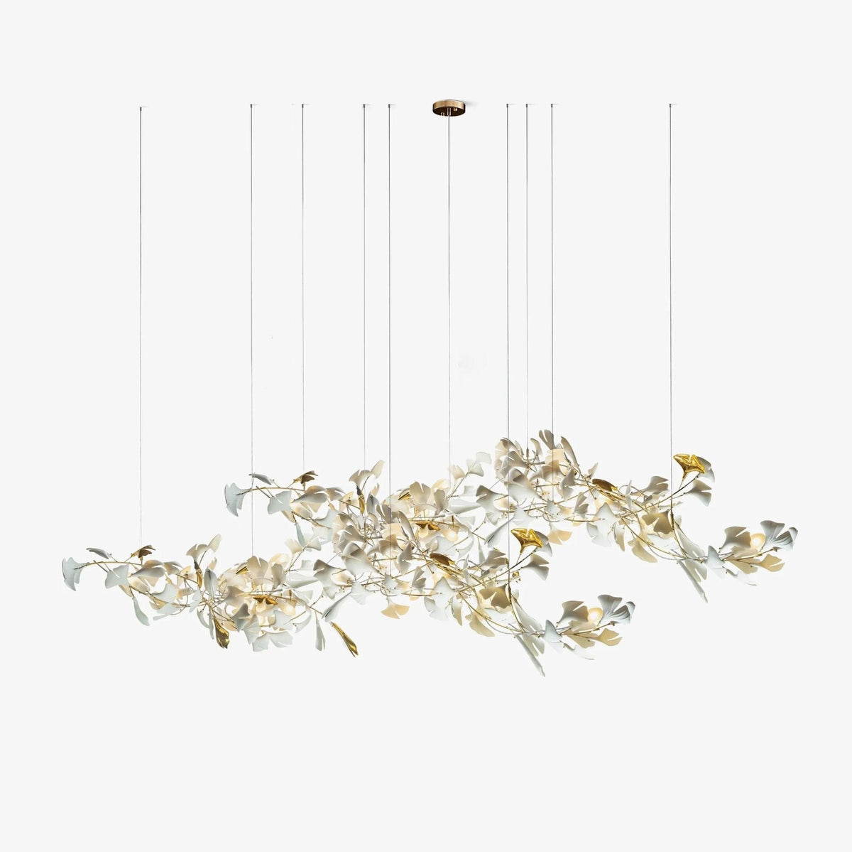 Viraaelle Leaves Combination Gingko Ceramics Kroonluchter