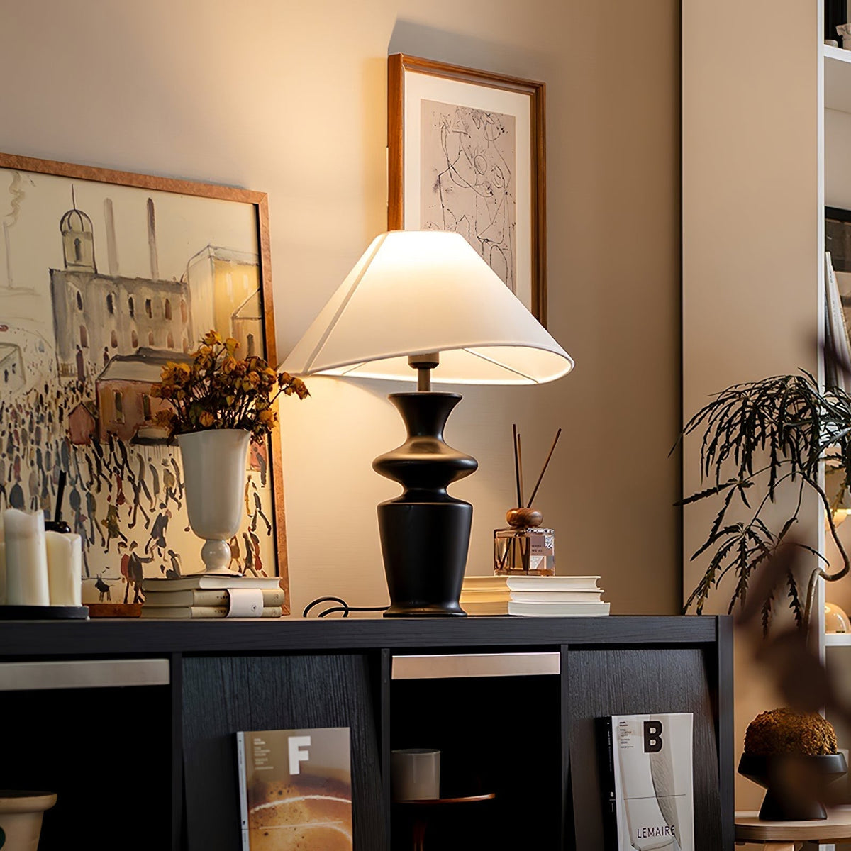 Arius Vintage Houten tafellamp