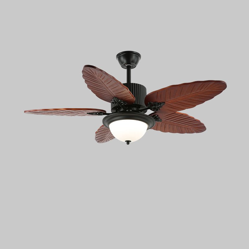 Palmoré plafondventilator met verlichting van hout