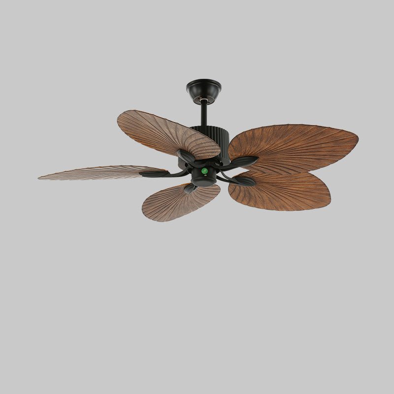Virel Tropical hout plafondventilator met verlichting