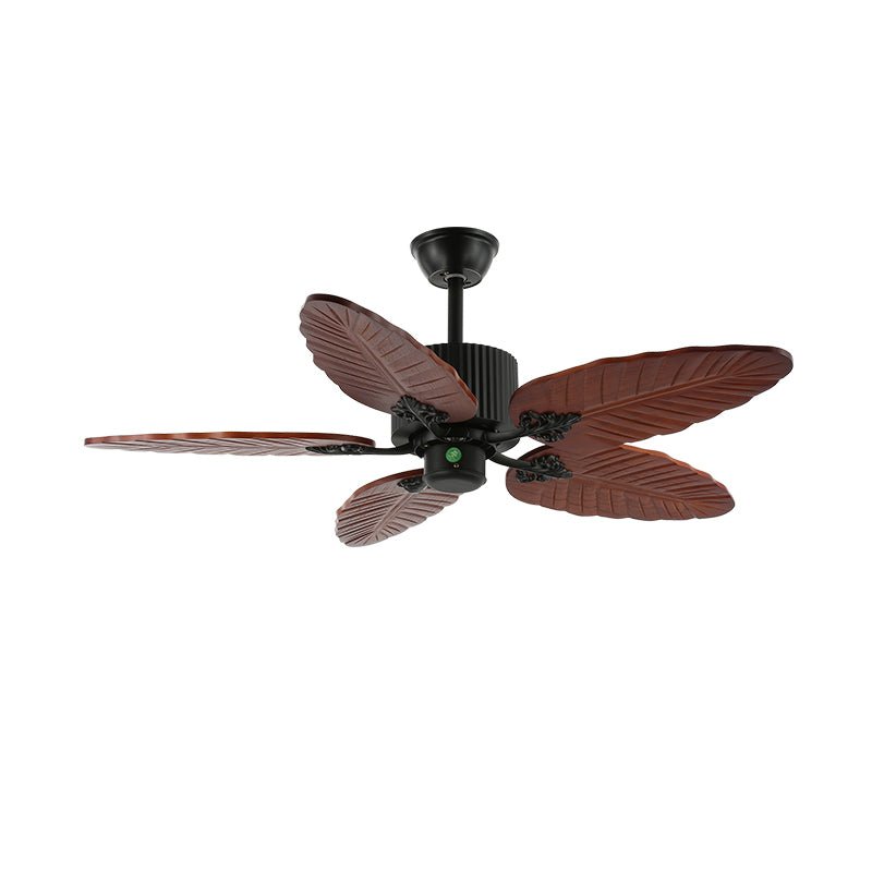 Palmoré plafondventilator met verlichting van hout