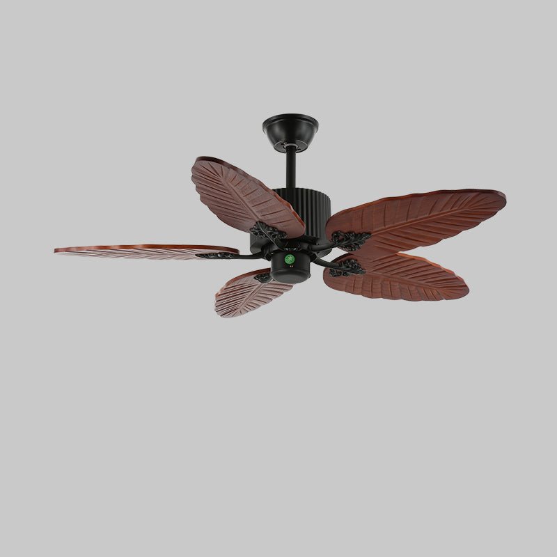Palmoré plafondventilator met verlichting van hout