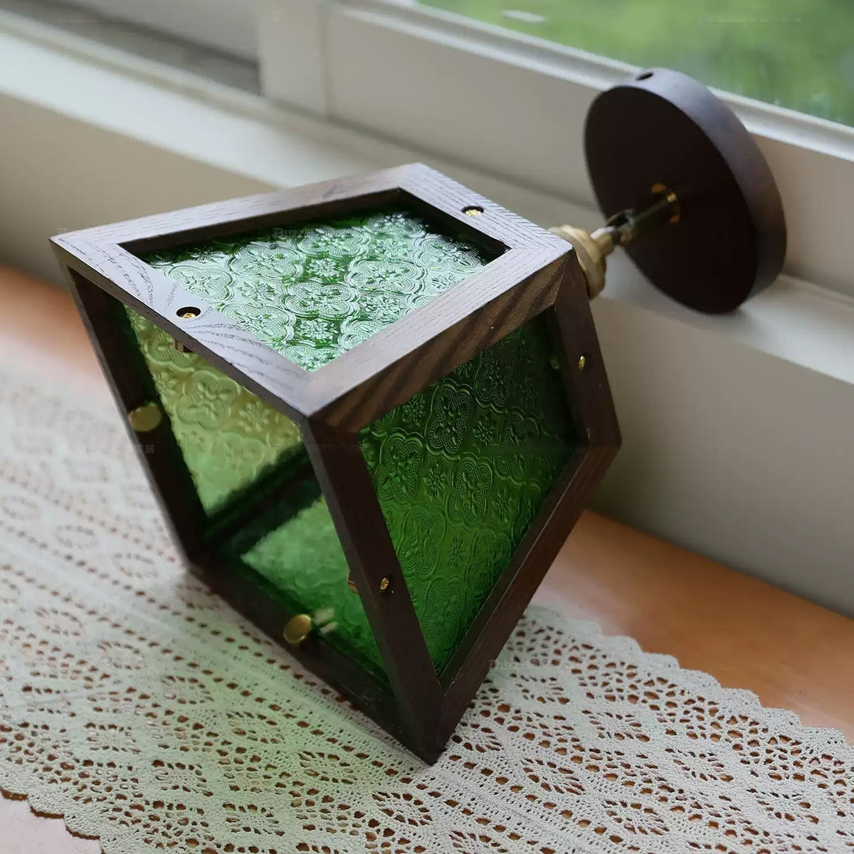 Edmund Groen gepatenteerd glas plafondlamp