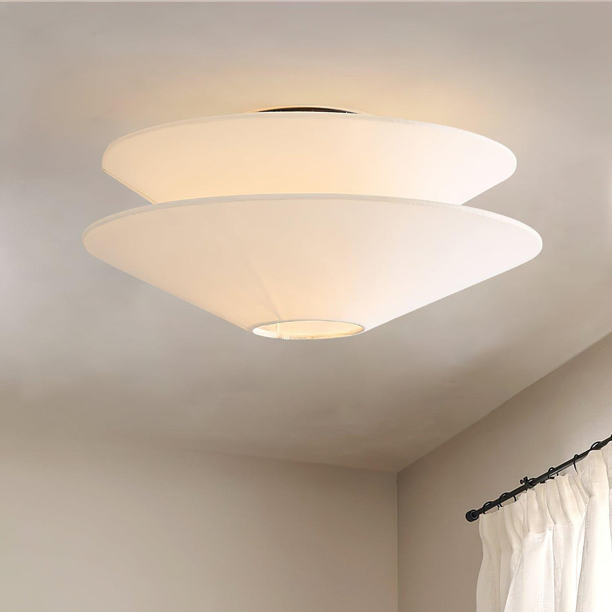 Ealo Noordse kunst stof Vlakke plafondlamp