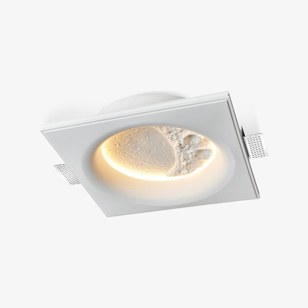 Elaisaine wandlamp Gips Maan