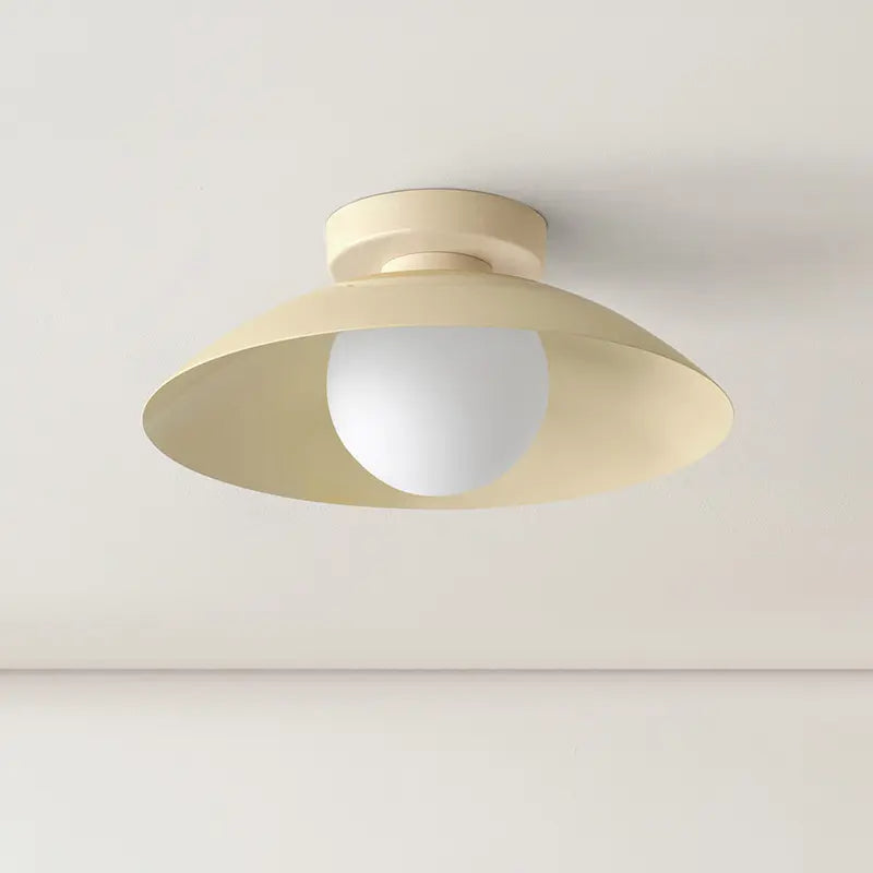 Cairns Modern Plafondlamp Zwart Rode Metaal Woonkamer Slaapkamer