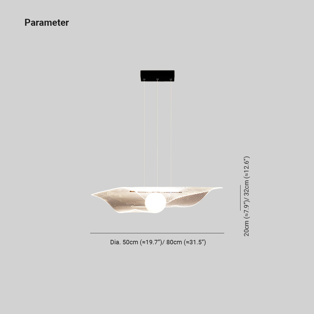 Cairns Minimalistische LED Hanglampen Helder Acryl Metaal Woonkamer