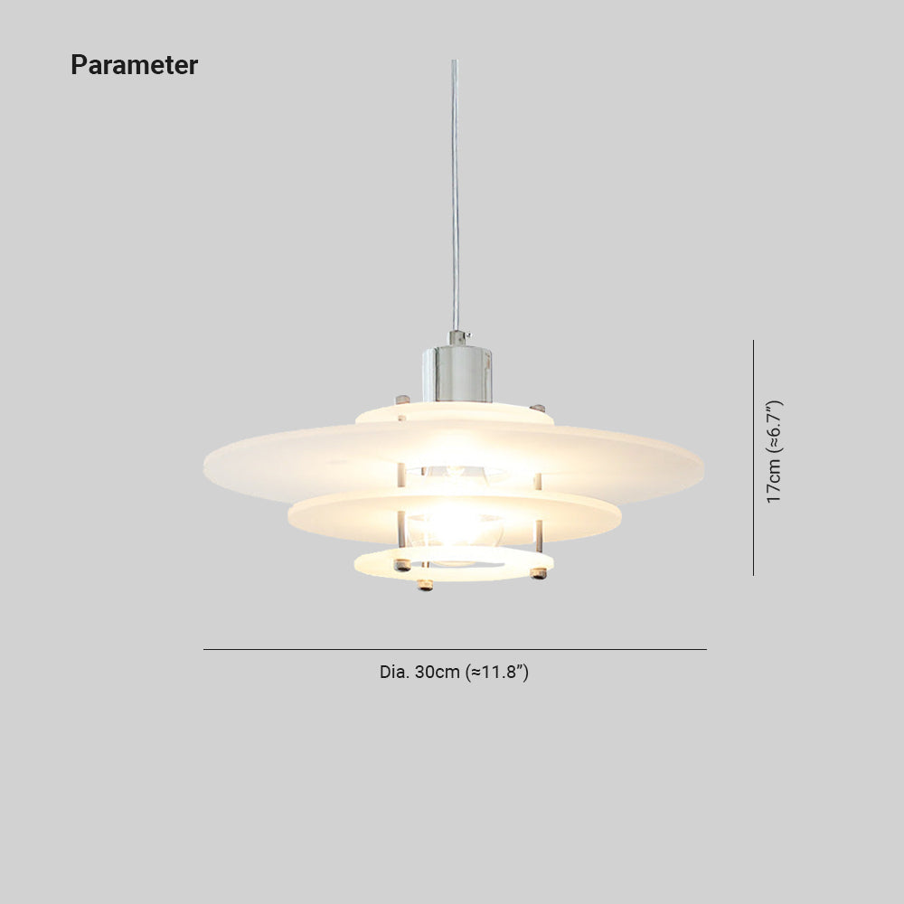 Cairns Modern Hanglampen Acryl Metaal Eetkamer Woonkamer