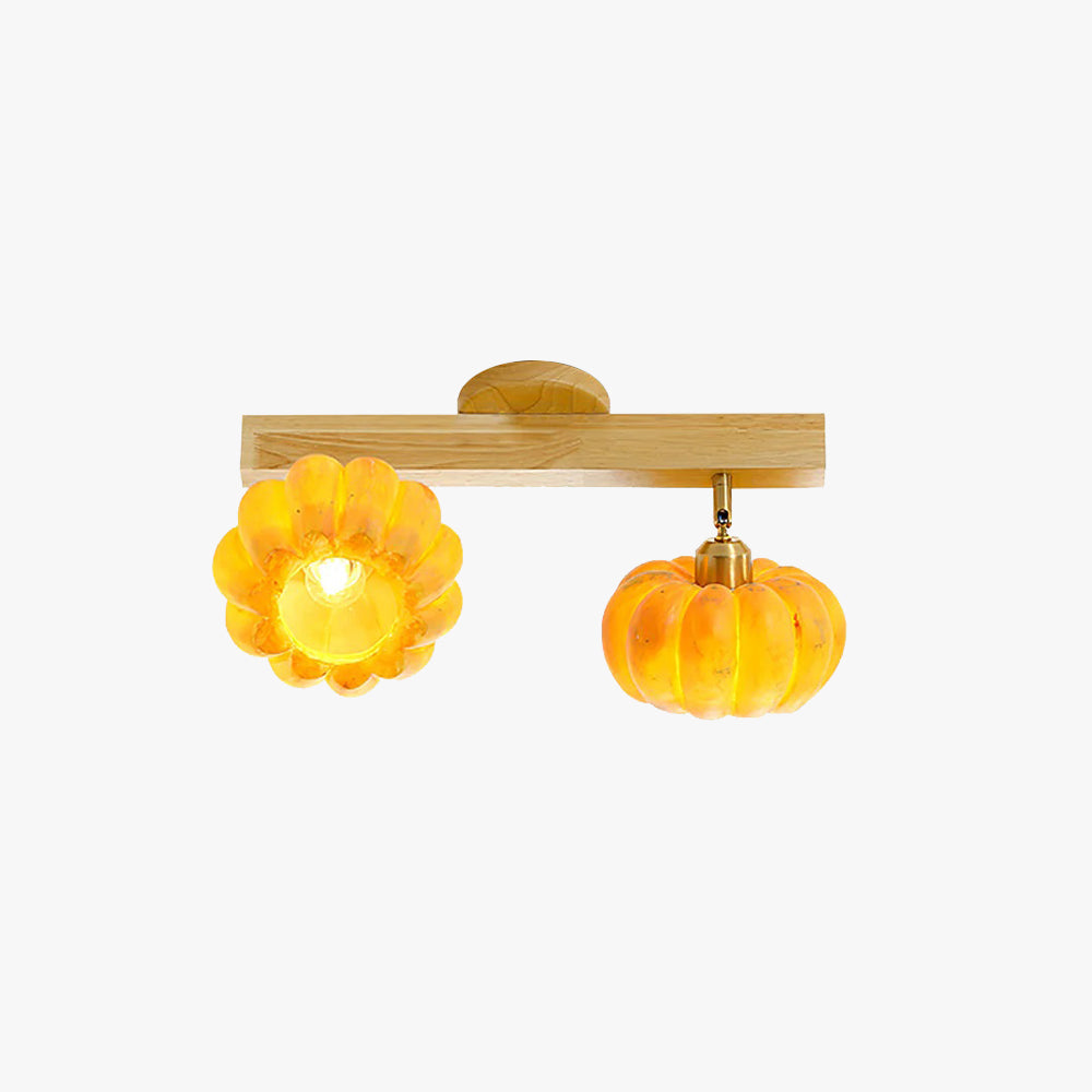 Ozawa Moderne Inbouwmontage Plafondlamp Hout Hars Slaakamer Gang