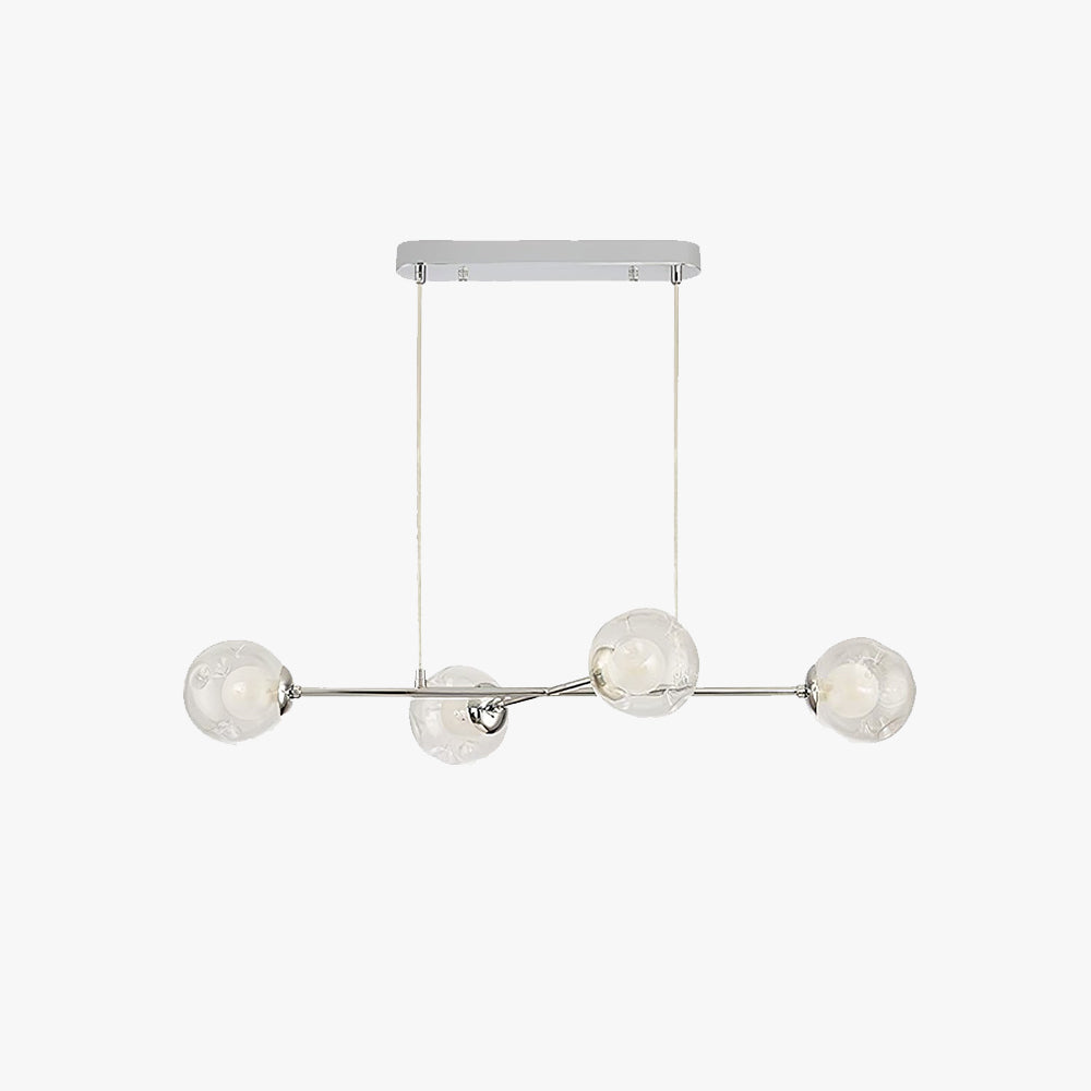Valentina Nordic Bauhaus Kroonluchters Metaal Glas Woonkamer
