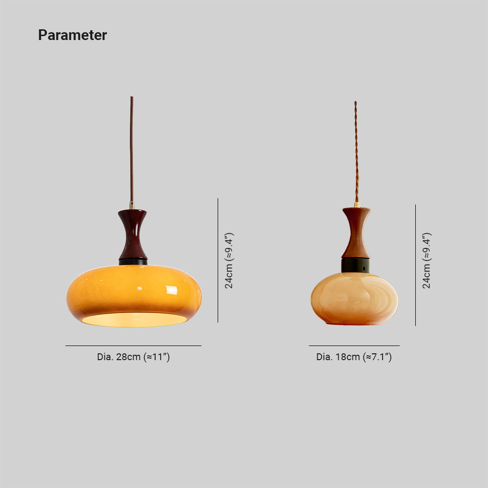 Cairns Vintage LED Glas Hanglampen Woonkamer Slaapkamer