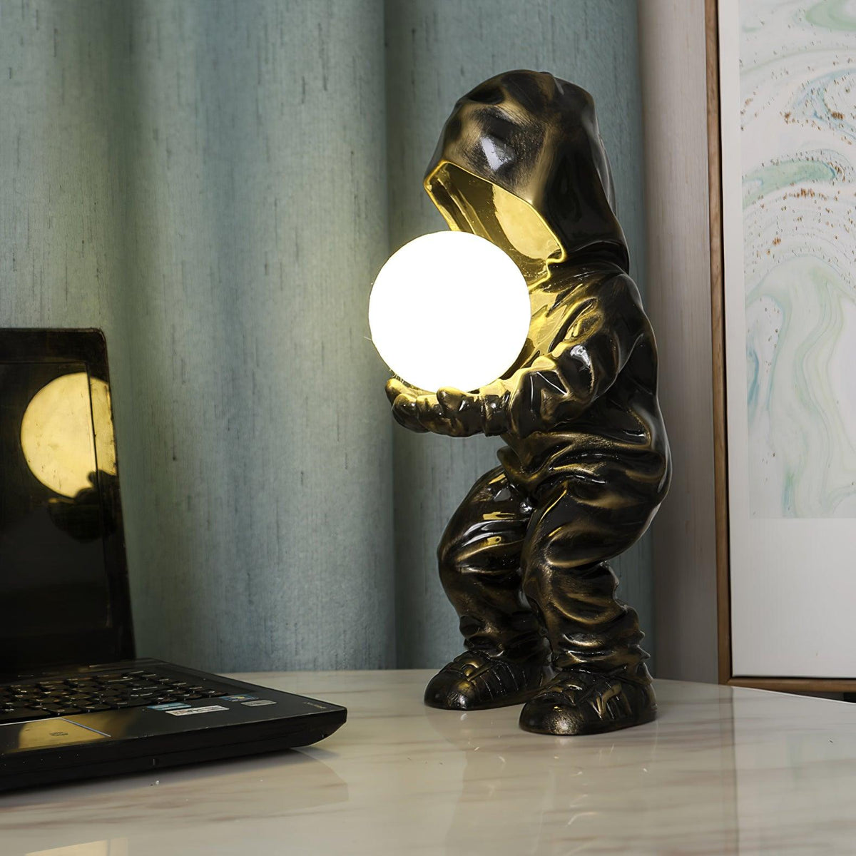 Orinex hars Kunstzinnige tafellamp