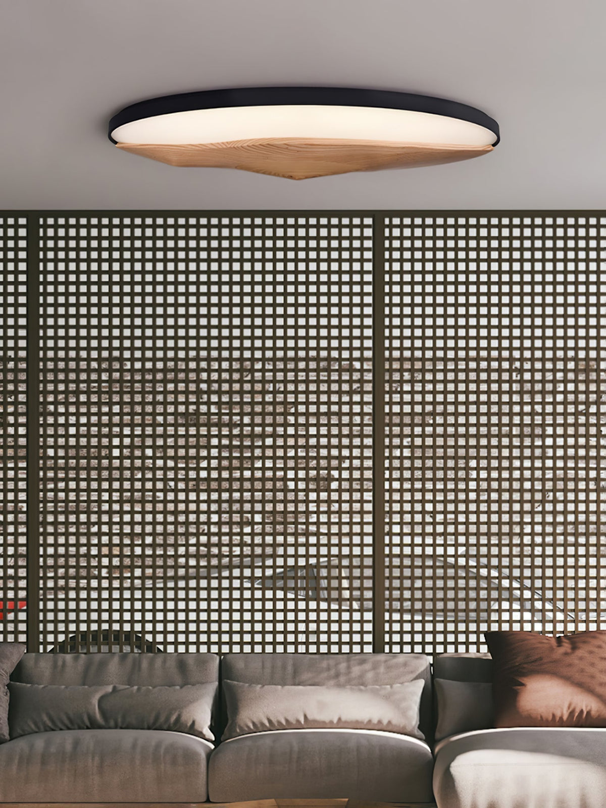 Vishaarae Scandi houten plafondlamp