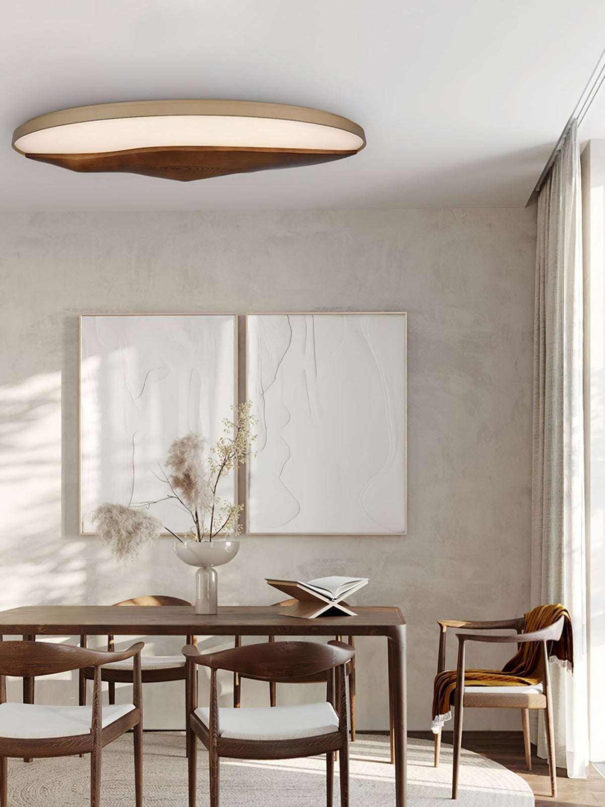 Vishaarae Scandi houten plafondlamp