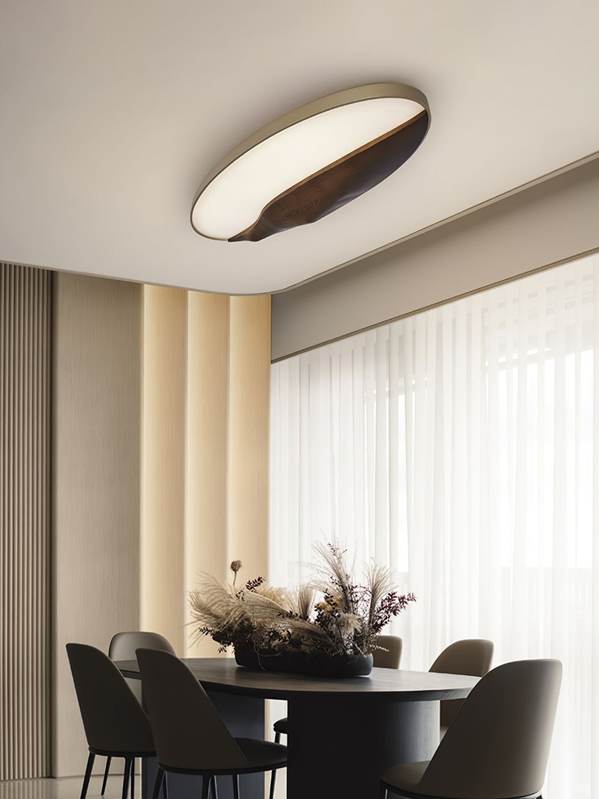 Vishaarae Scandi houten plafondlamp