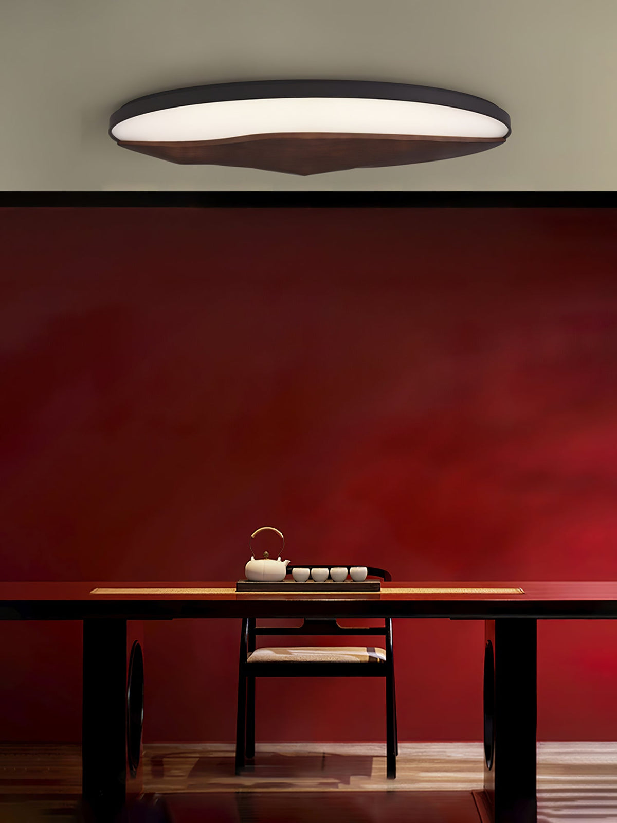 Vishaarae Scandi houten plafondlamp