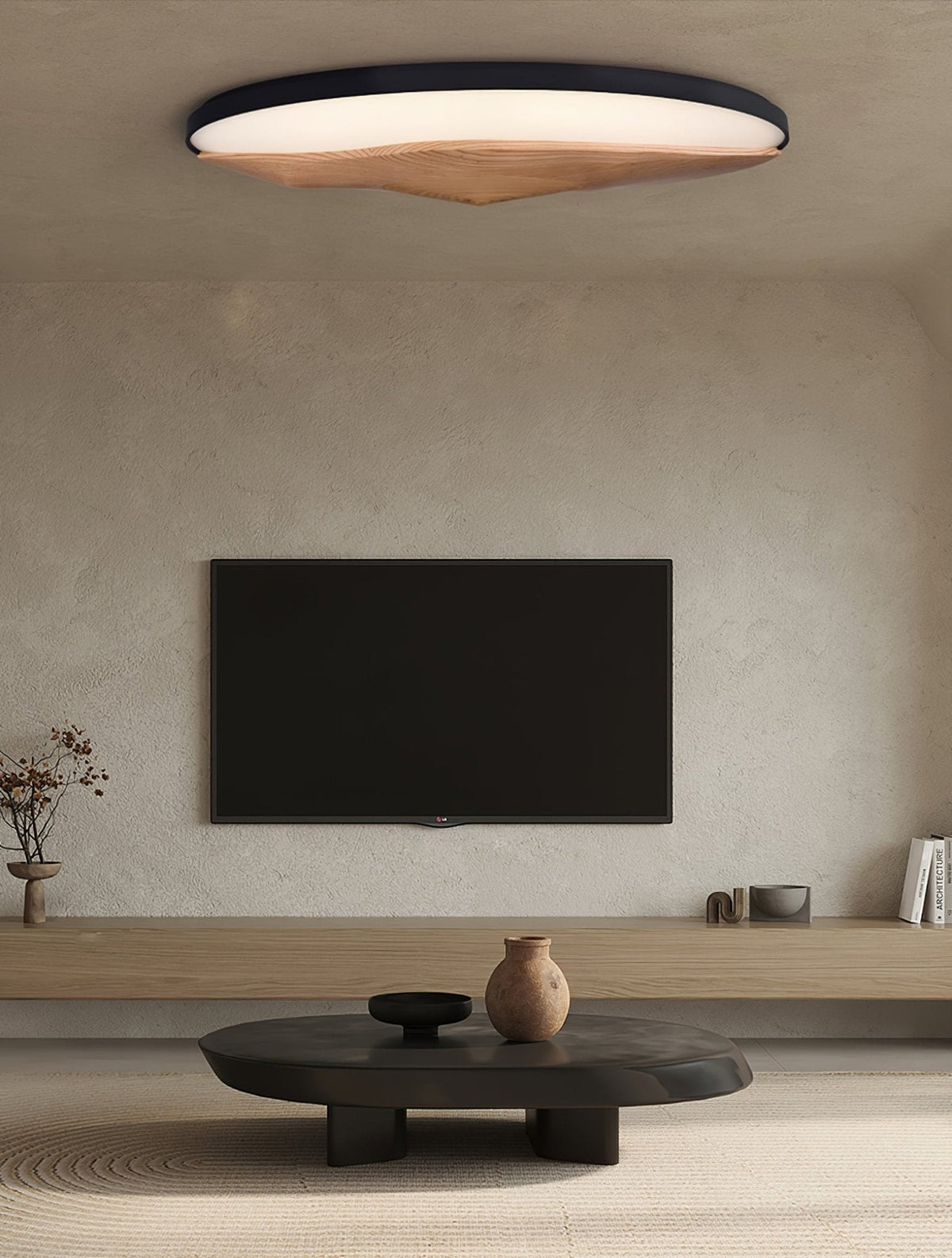 Vishaarae Scandi houten plafondlamp