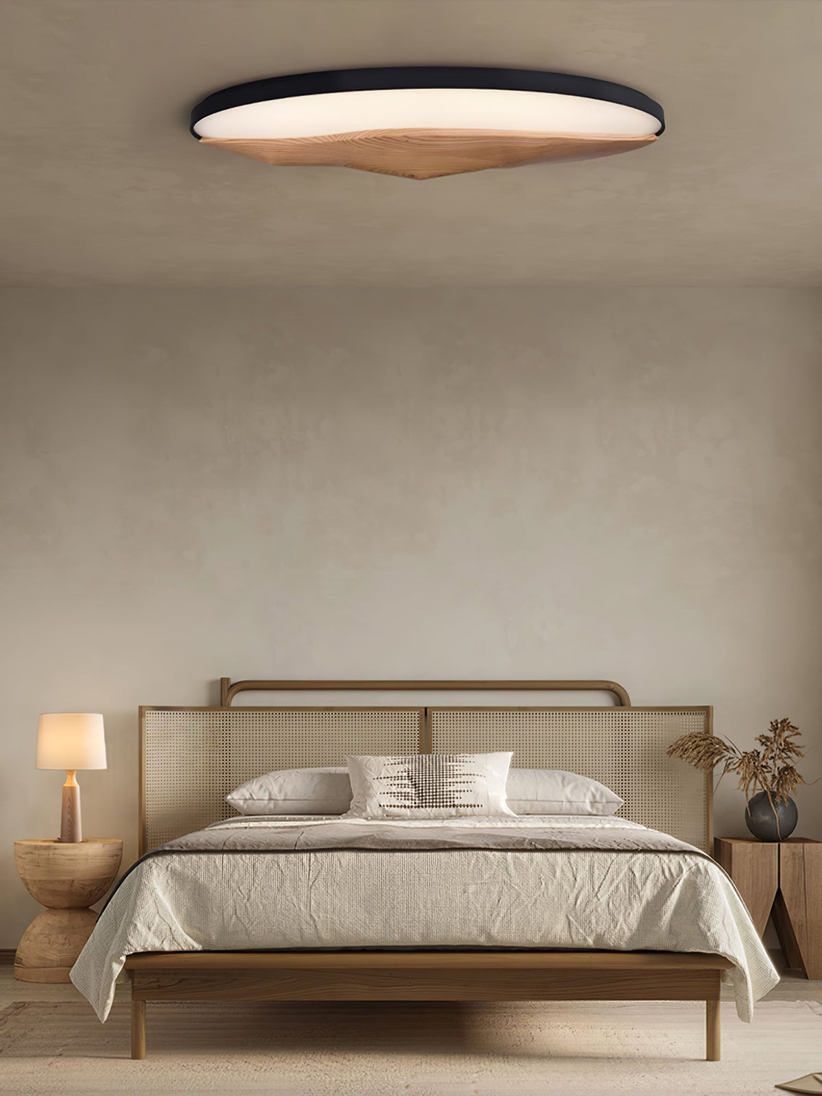 Vishaarae Scandi houten plafondlamp