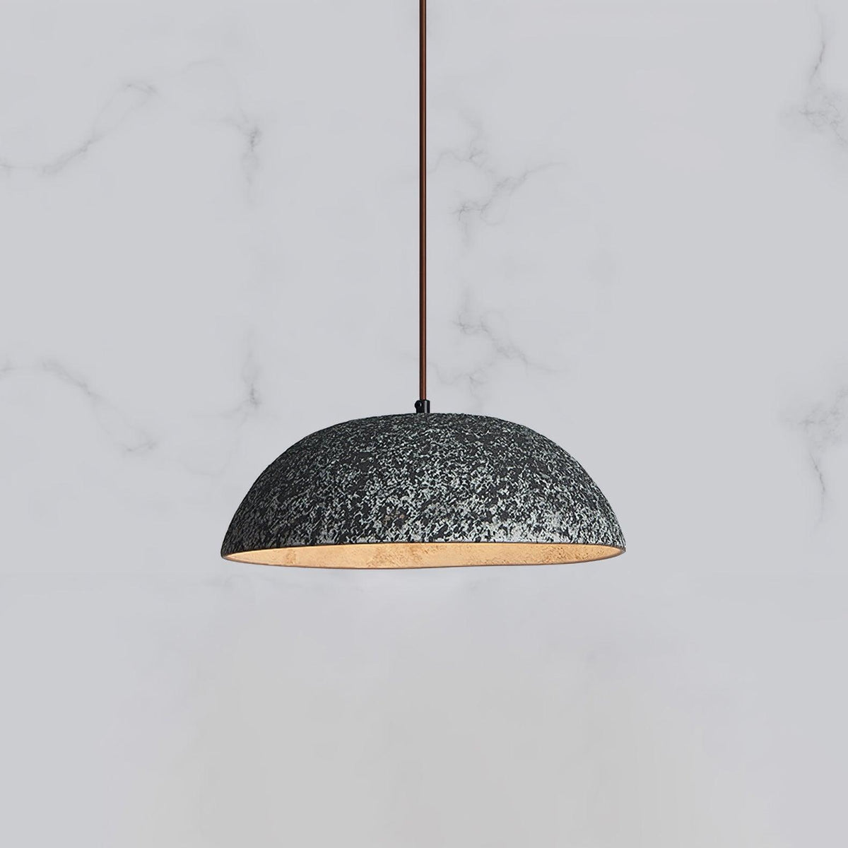 Oreliare Vintage Houten hanglamp met Keramiek