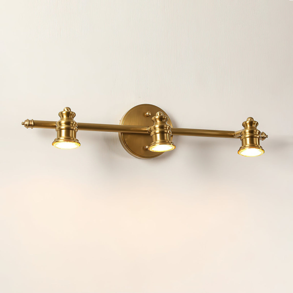Corten messing wandlamp