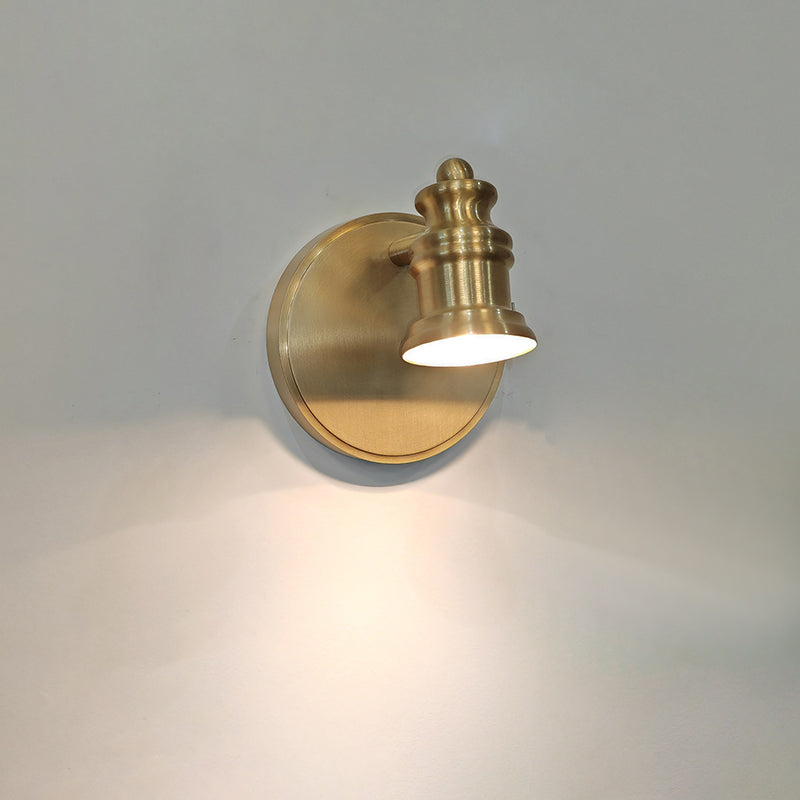 Corten messing wandlamp