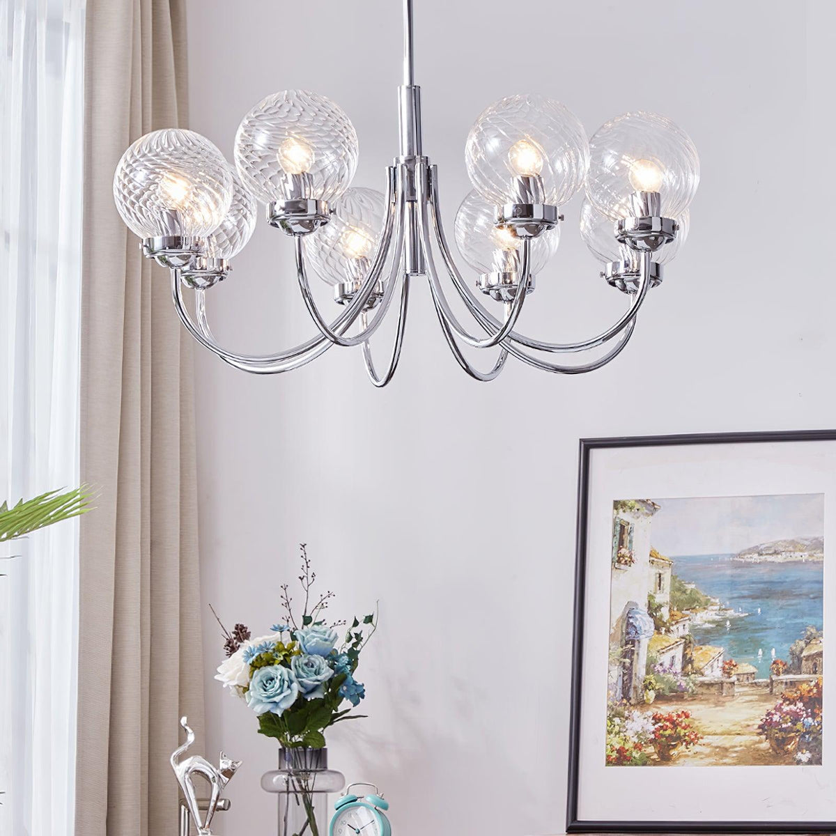 Armiriel elegantie Nordic glas Kroonluchter