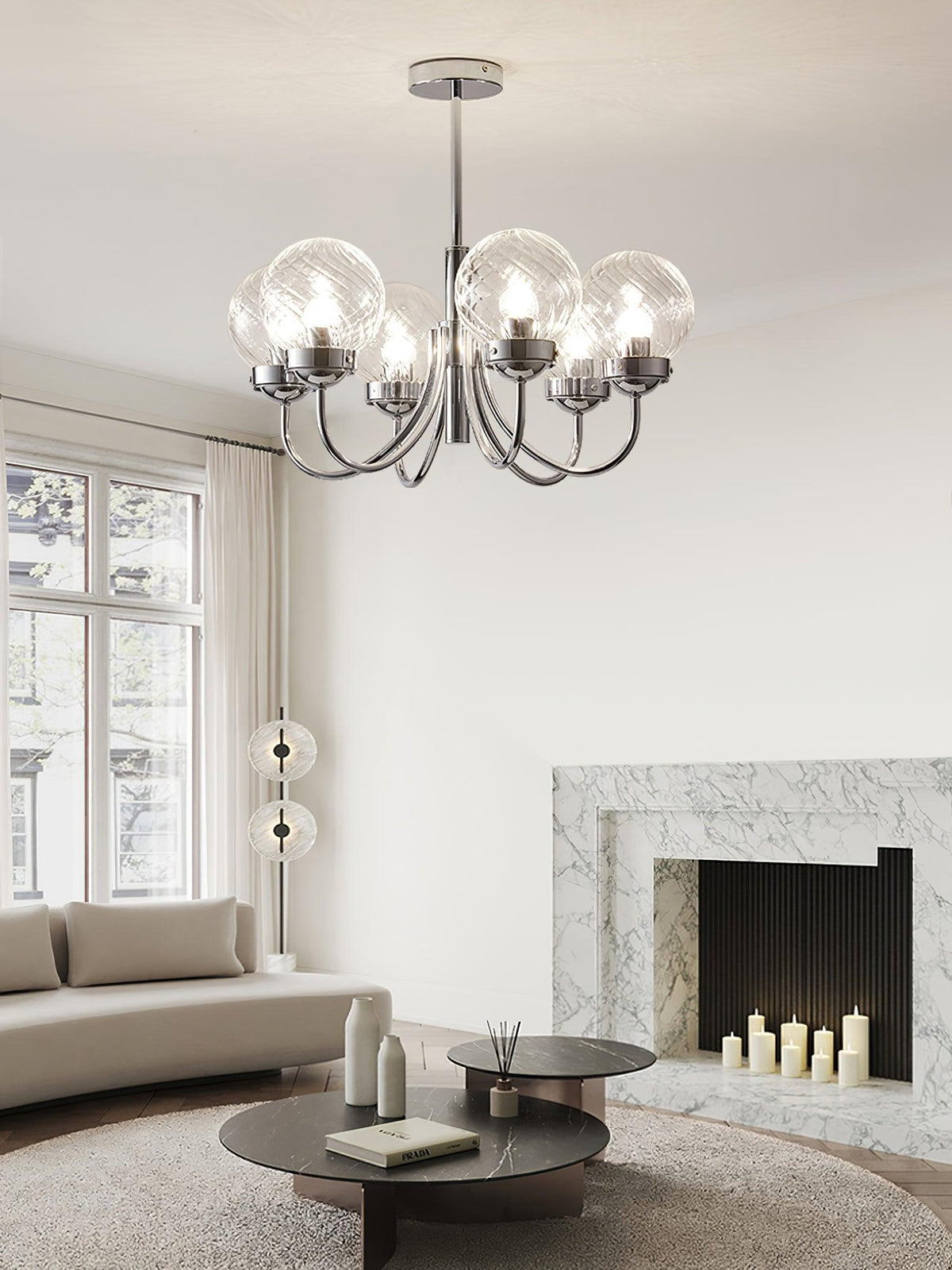 Armiriel elegantie Nordic glas Kroonluchter