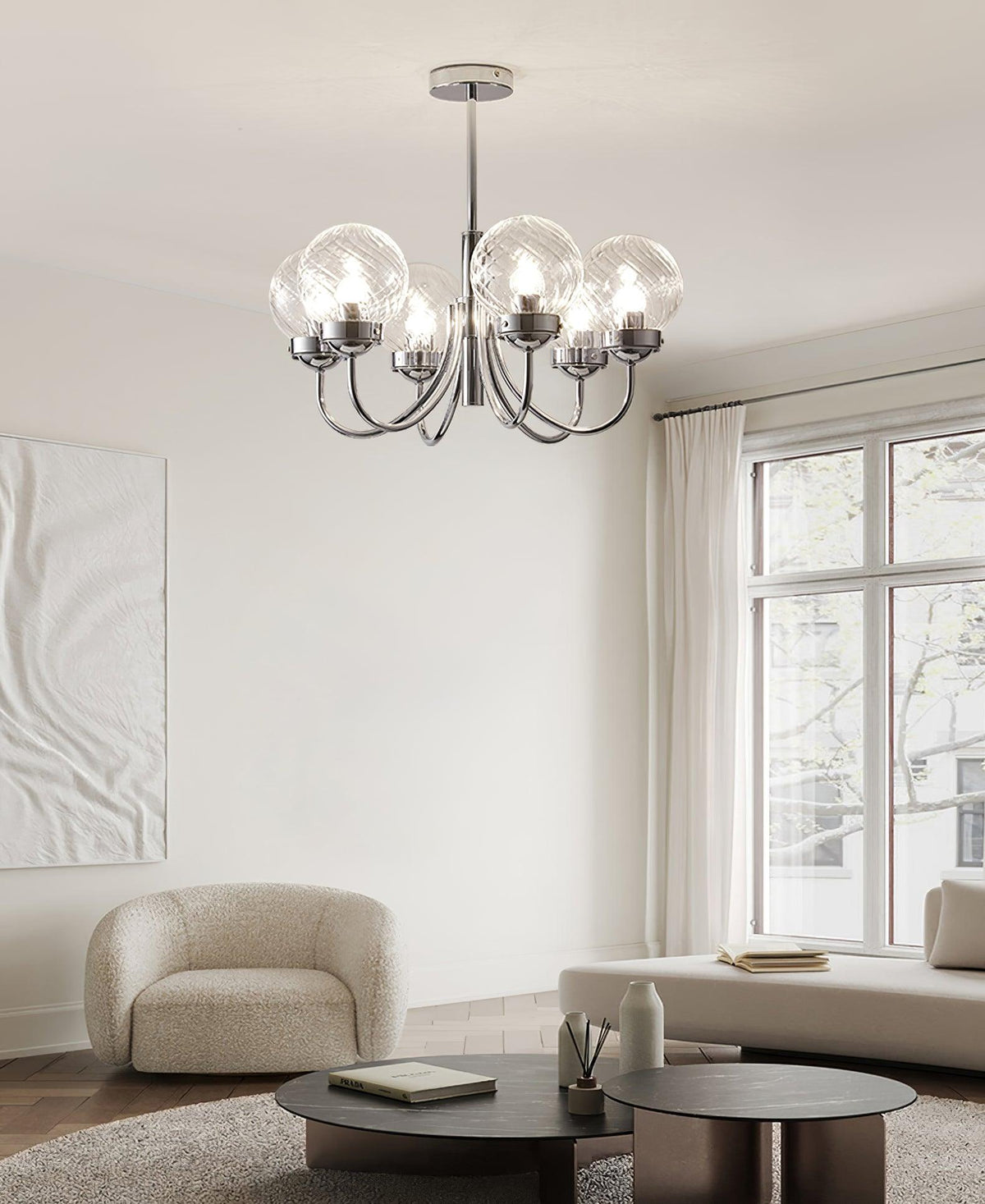 Armiriel elegantie Nordic glas Kroonluchter