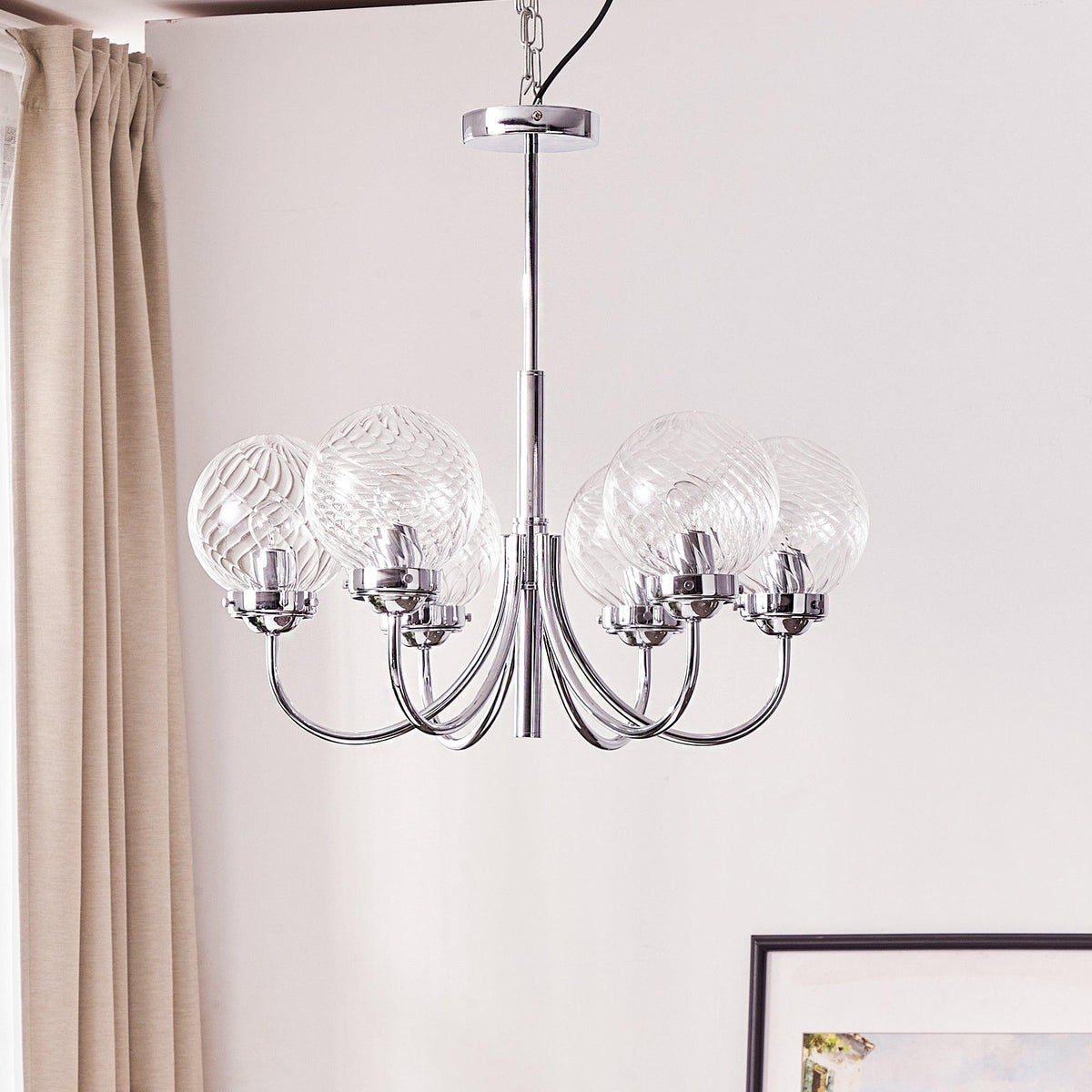 Armiriel elegantie Nordic glas Kroonluchter