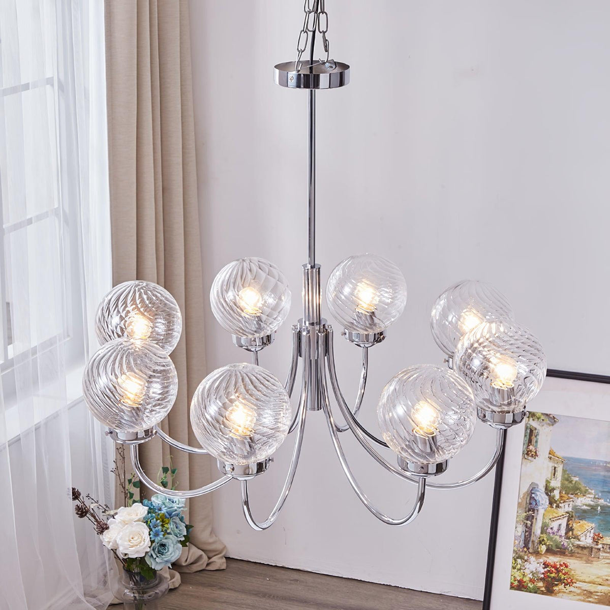 Armiriel elegantie Nordic glas Kroonluchter