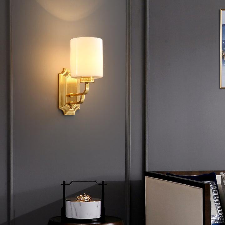 Regal klassieke messing wandlamp