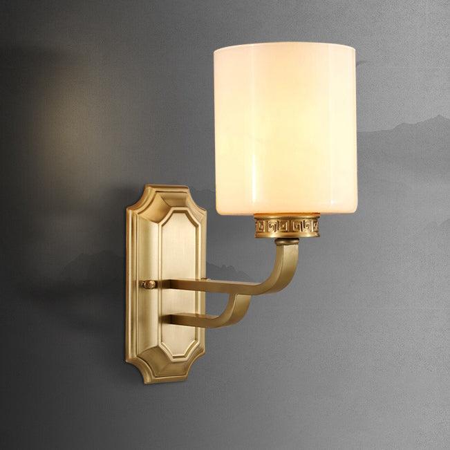 Regal klassieke messing wandlamp