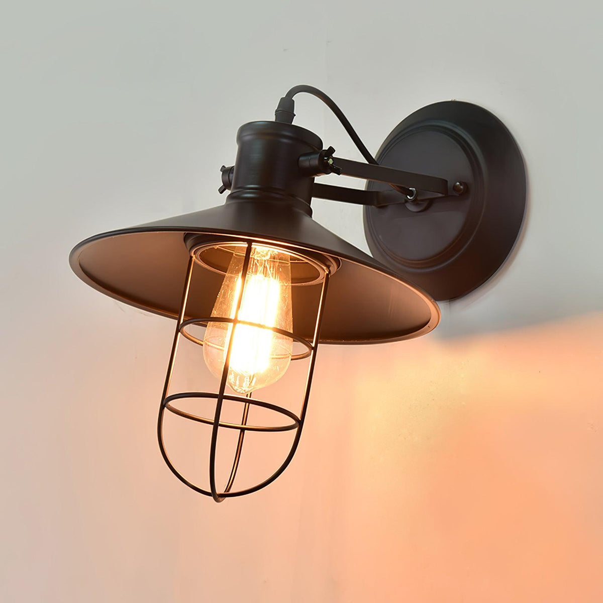 Eiraniella Abnormal Harbour Industriële wandlamp van glas