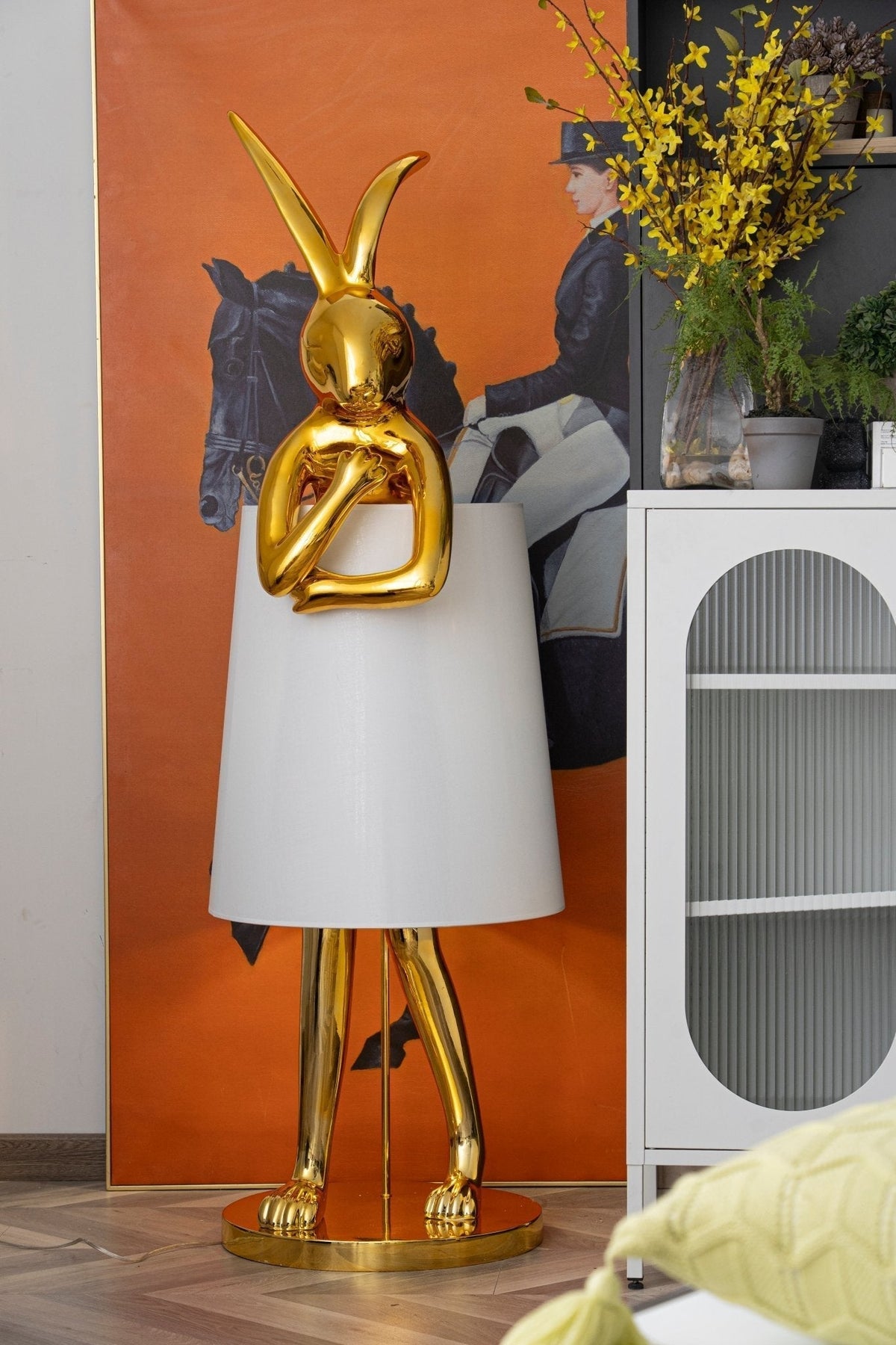 Sedr Luxe vloerlamp met silhouet van een konijn