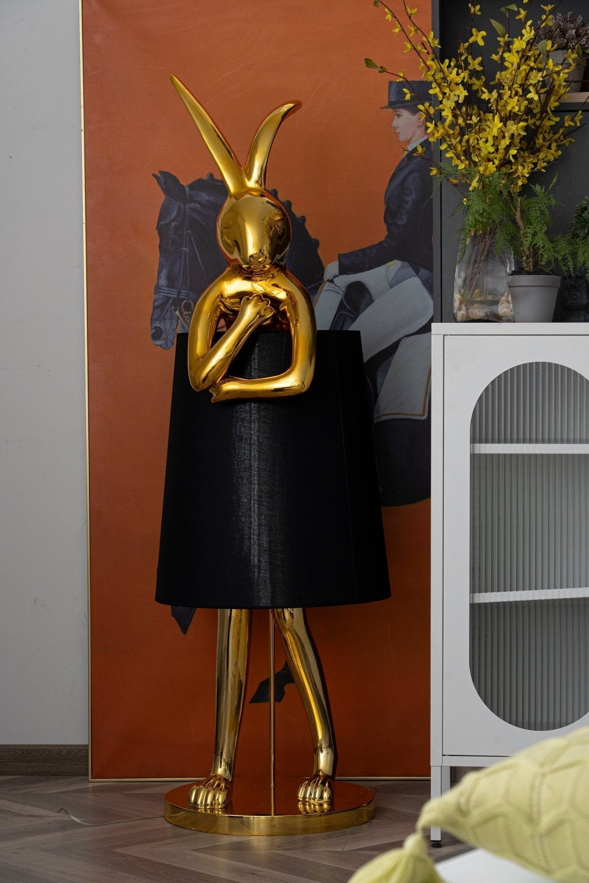 Sedr Luxe vloerlamp met silhouet van een konijn