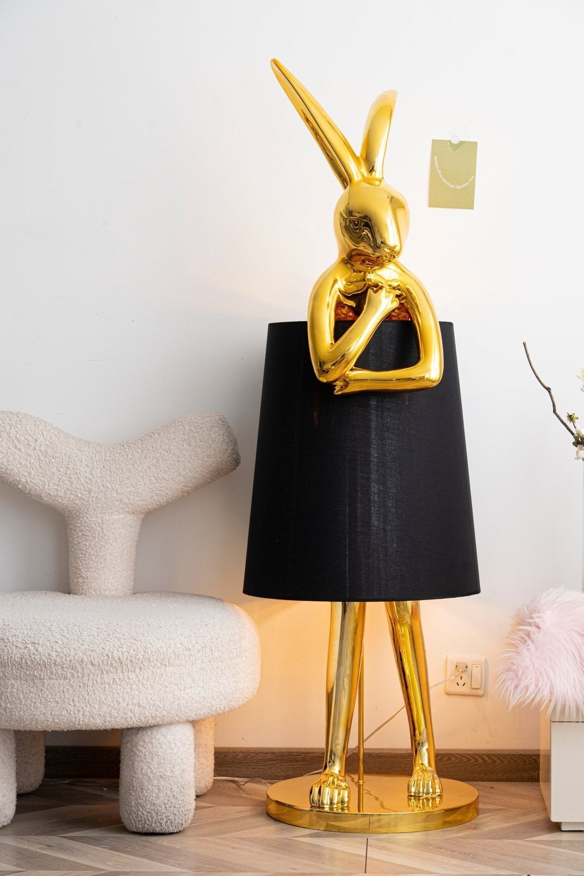 Sedr Luxe vloerlamp met silhouet van een konijn