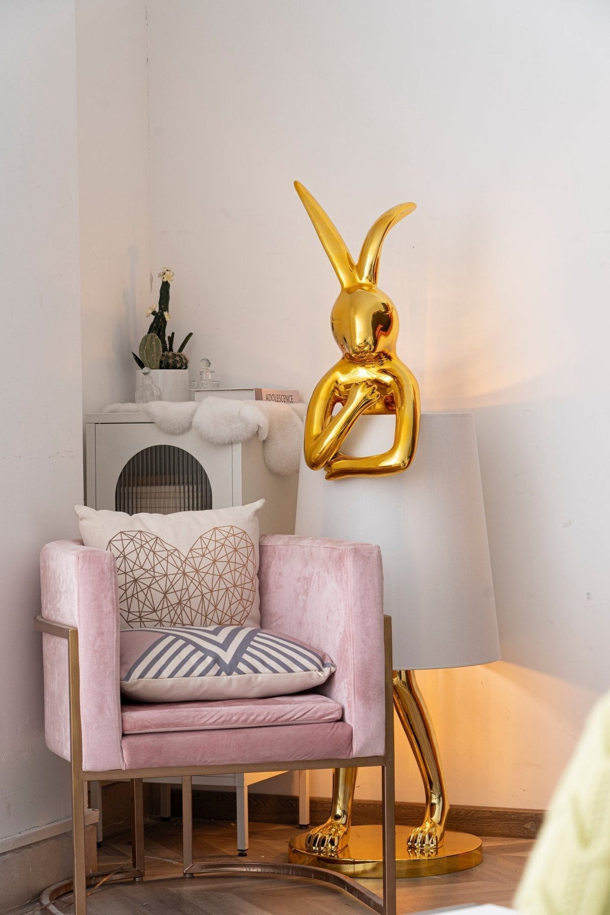 Sedr Luxe vloerlamp met silhouet van een konijn