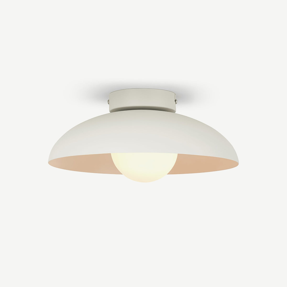 Zontes Noordse kunst koepelvormige glas plafondlamp