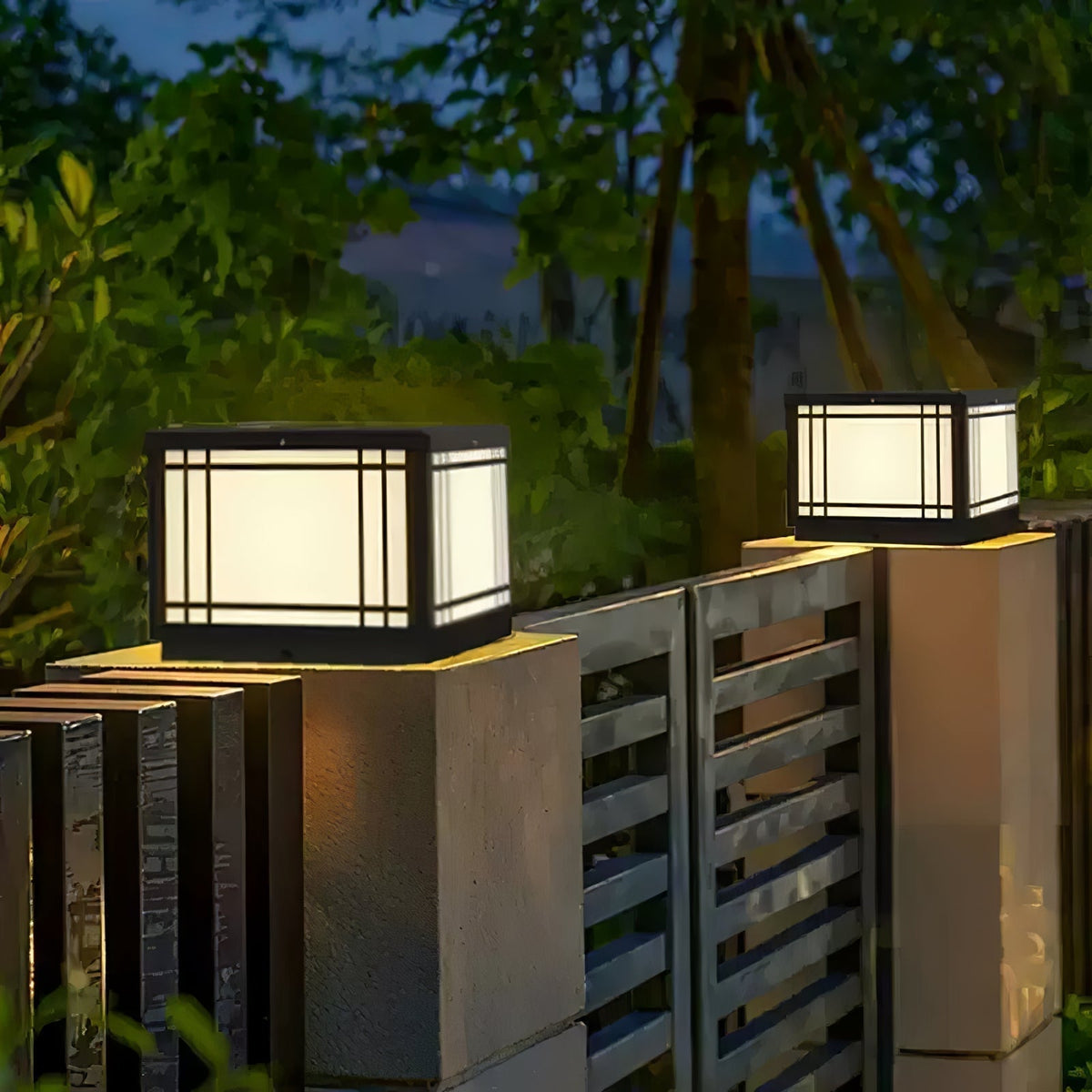 Harrison klassiek Premium Solar Cube Outdoor Lamp