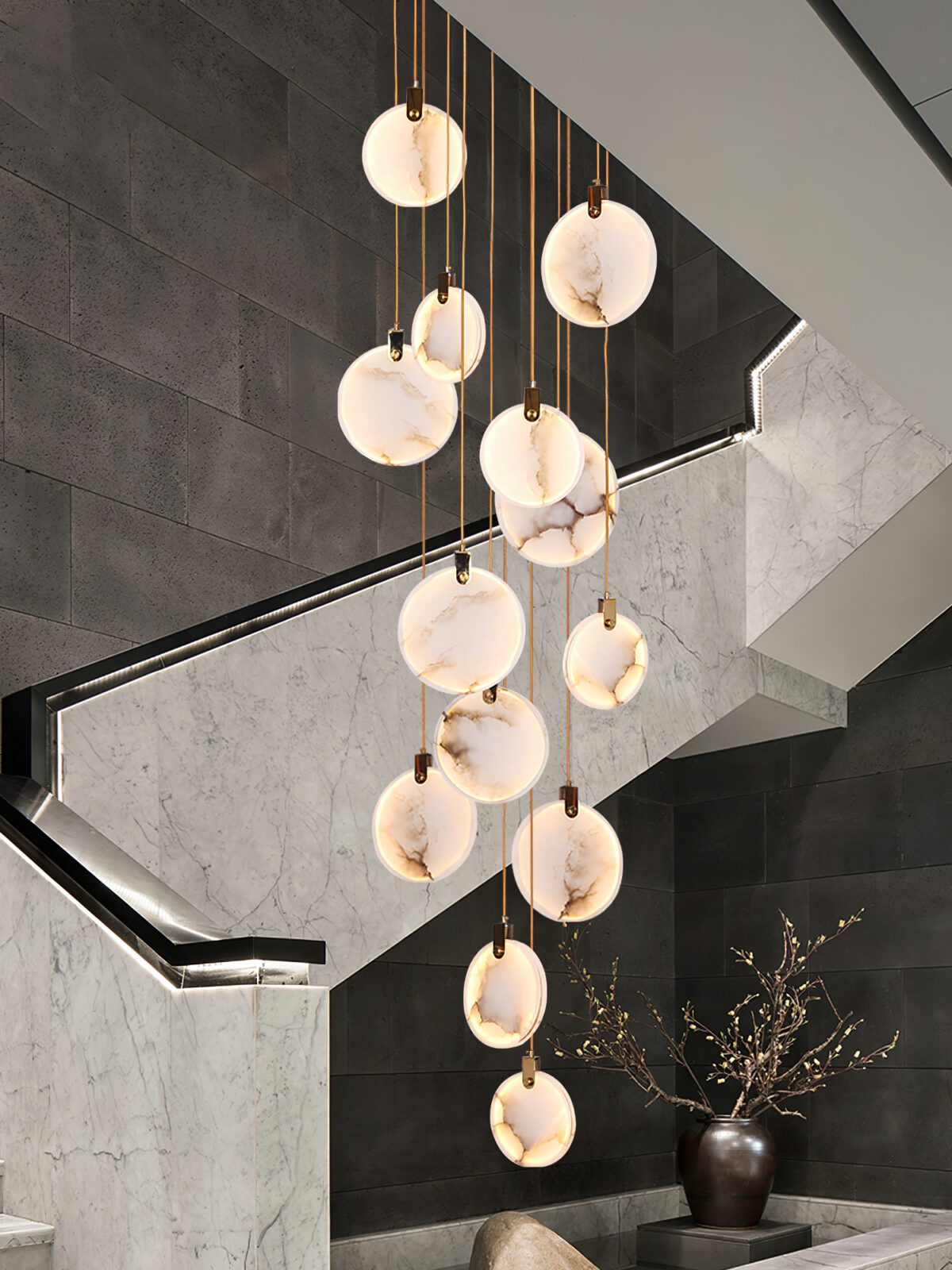 Lynore hanglamp van albast