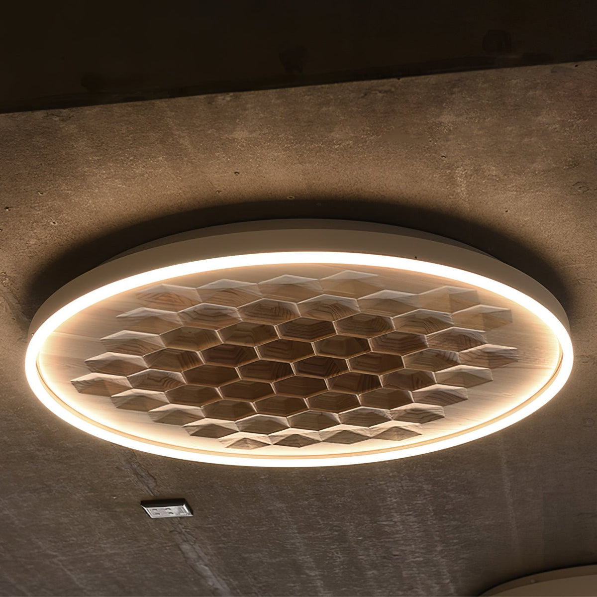 Cevynira Textured brons Vlakke plafondlamp